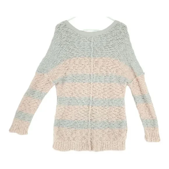 Free People Small Pink and Purple Knit Sweater - Picture 3 of 8